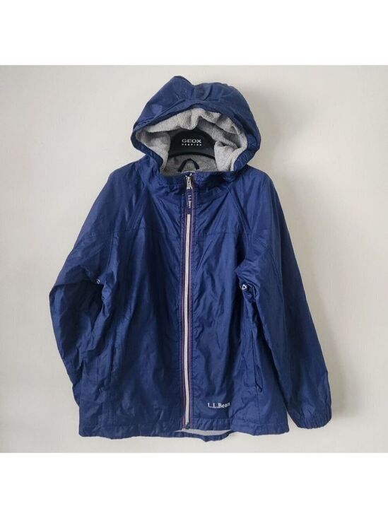 L.L. Bean Other - LL BEAN | Windbreaker jacket fleece lined navy girls sz 10